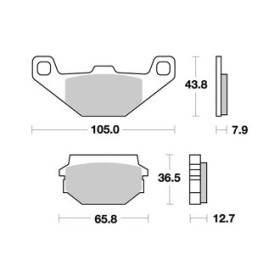  Plaquettes de freins AP RACING 