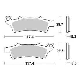  Plaquettes de freins AP RACING 