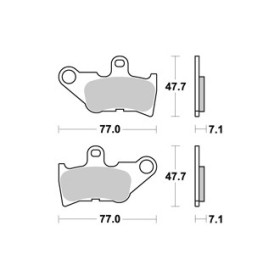  Plaquettes de freins AP RACING 