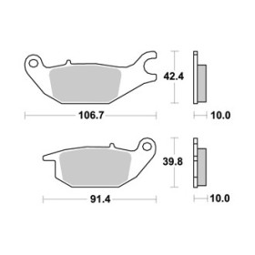 Plaquettes de freins AP RACING 