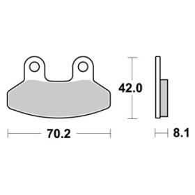  Plaquettes de freins AP RACING 