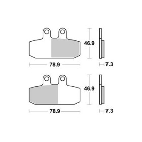  Plaquettes de freins AP RACING 