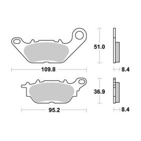  Plaquettes de freins AP RACING 
