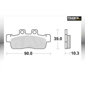  Plaquettes de freins AP RACING 