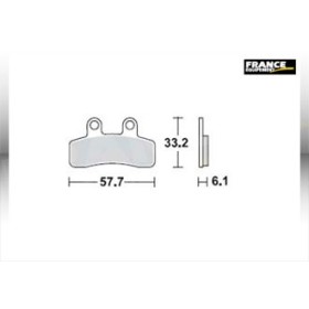  Plaquettes de freins AP RACING 