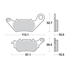  Plaquettes de freins AP RACING 