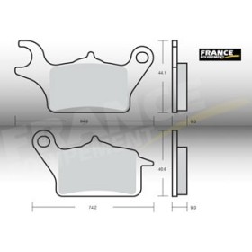  Plaquettes de freins AP RACING 