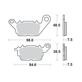  Plaquettes de freins AP RACING 