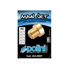 10 GICLEURS DELLORTO 6 mm 160/178