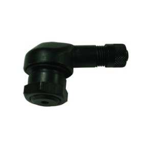 1 Valve tubeless Alu coudée Dia 8,3 mm Noire