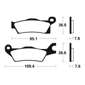 Bendix MO411 métal fritté