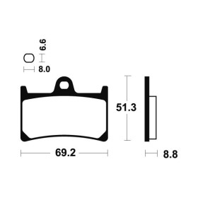 Bendix MF134 Métal fritté