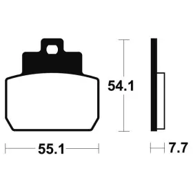 Bendix MSS331 métal fritté. 