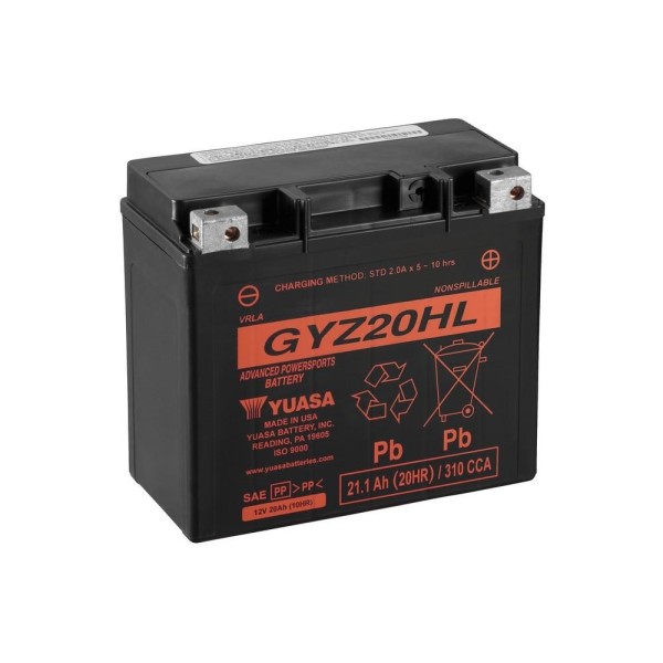 Batterie YUASA GYZ20HL sans 