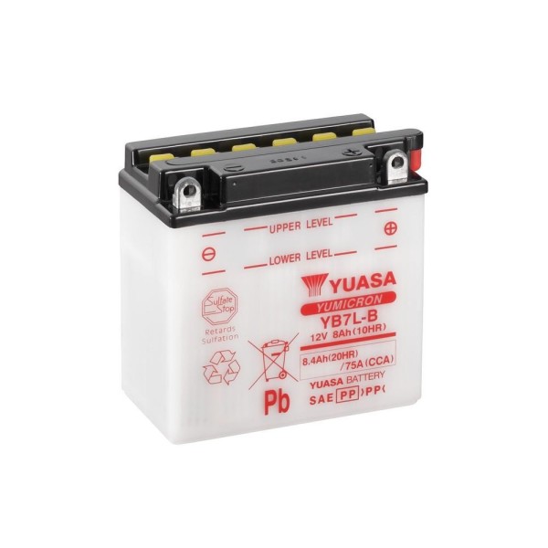 Batterie YUASA YB7L-B conventionnelle 