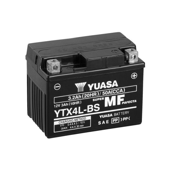 Batterie YUASA YTX4L-BS sans 