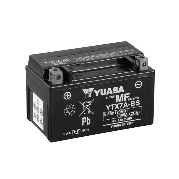 Batterie YUASA YTX7A-BS sans 