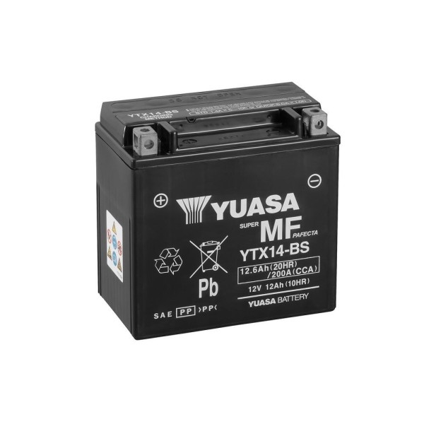 Batterie YUASA YTX14-BS sans 