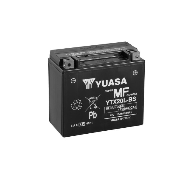 Batterie YUASA YTX20L-BS sans 