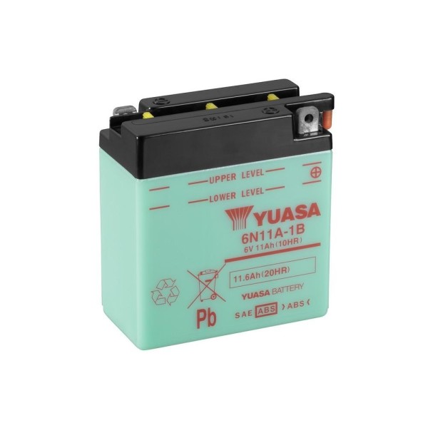 Batterie YUASA 6N11A-1B conventionnelle 