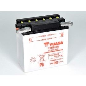 Batterie YUASA 12N9-3A conventionnelle