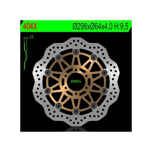 Disque de frein NG BRAKE DISC pétale flottant - 404X