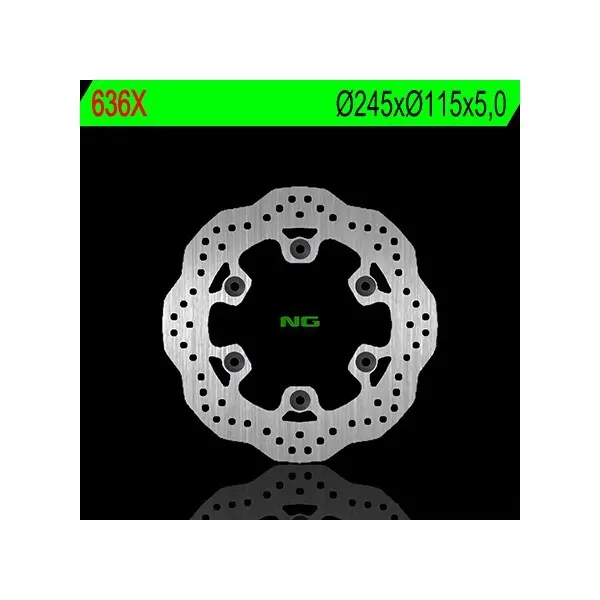 Disque de frein NG BRAKE DISC pétale flottant - 636X