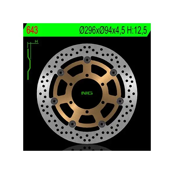 Disque de frein NG BRAKE DISC flottant - 643