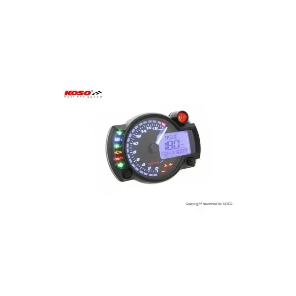 Compteur digital multifonction KOSO RX2N+ GP Style universel (20 000 T/Min)