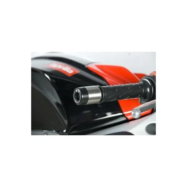 Embouts de guidon R&G RACING noir Aprilia RS/RS4 125