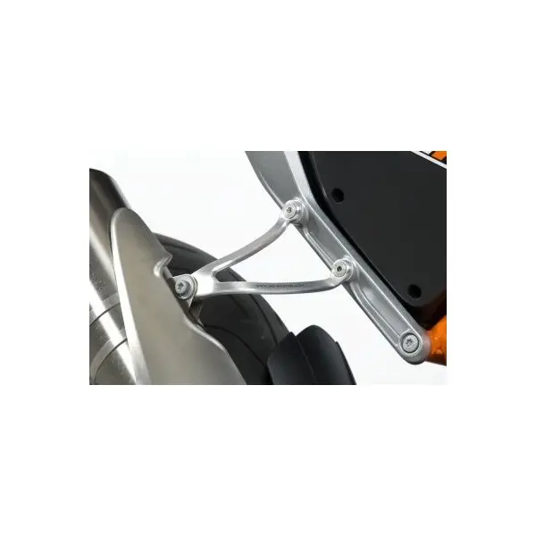 Patte de fixation de silencieux R&G RACING argent KTM 690 Duke/R