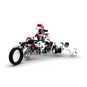 Pièce détachée - Coté droit de commande reculées R&G RACING pour 448114 Kawasaki ZX10R