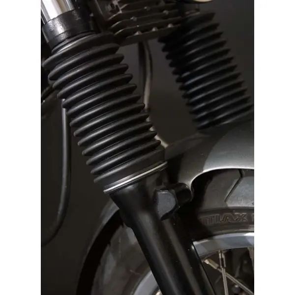 Soufflets de fourche LSL Clubman noir Triumph Bonnville/Thruxton