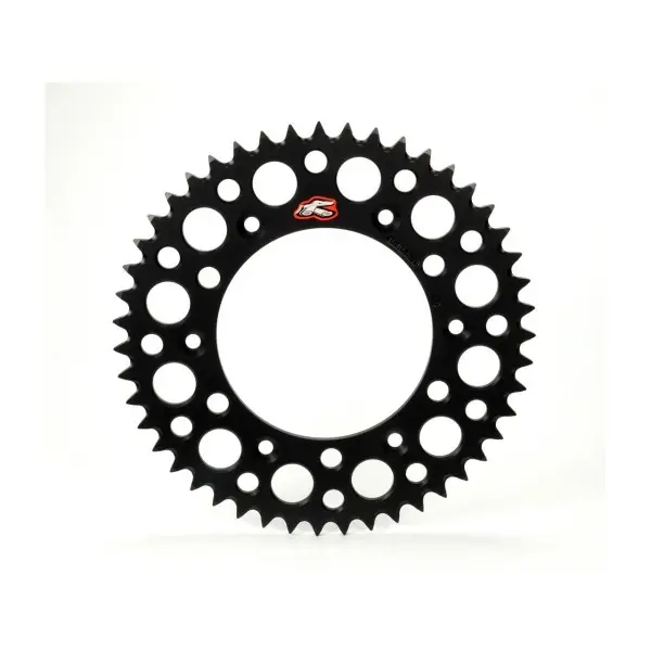 Couronne RENTHAL aluminium Ultra-Light anti-boue 154U - 520