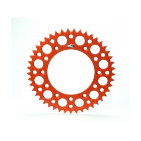 Couronne RENTHAL aluminium Ultra-Light anti-boue 224U - 520