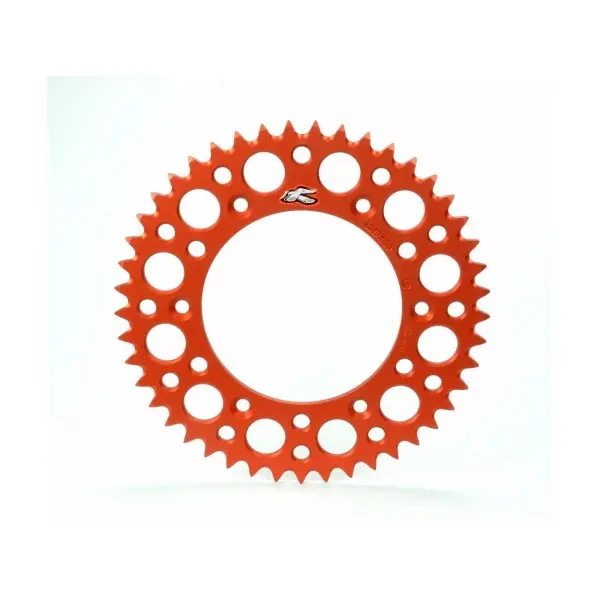 Couronne RENTHAL aluminium Ultra-Light anti-boue 224U - 520