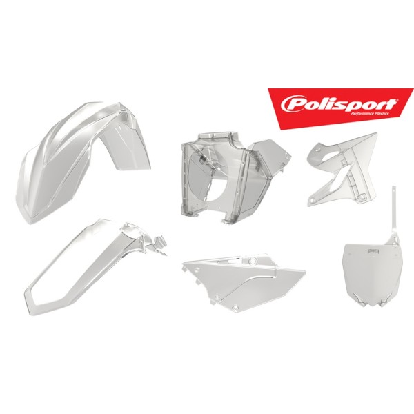 Kit plastique POLISPORT transparent/restyle 