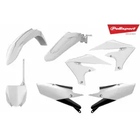 Kit plastique POLISPORT blanc 