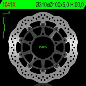 Disque de frein NG BRAKE DISC pétale flottant - 1041X