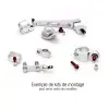 Kit fixation d'amortisseur de direction BITUBO Suzuki TL1000S