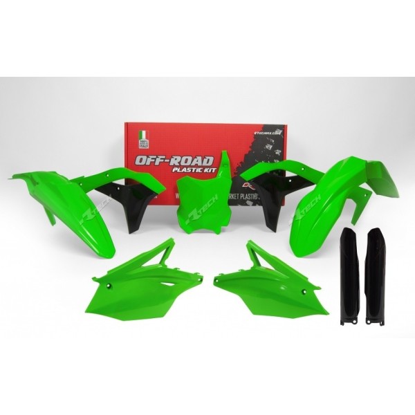 Kit plastique RACETECH vert 