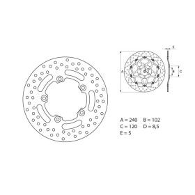 Disque de frein BREMBO