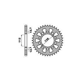 Couronne PBR 43 dents