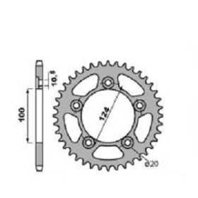 Couronne PBR 38 dents 