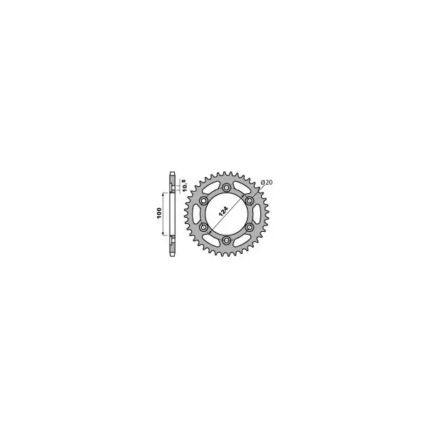 Couronne PBR acier standard 1027 - 520
