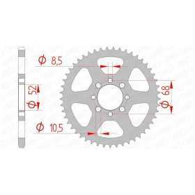 Couronne AFAM 38 dents 