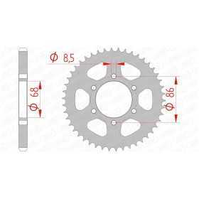 Couronne AFAM 42 dents 