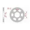 Couronne AFAM acier standard 16201 - 428