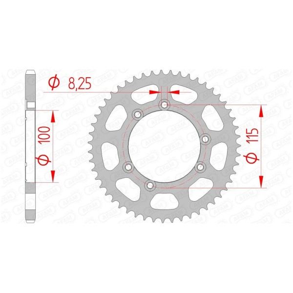 Couronne AFAM 58 dents 