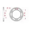 Couronne AFAM acier standard 71800 - 525